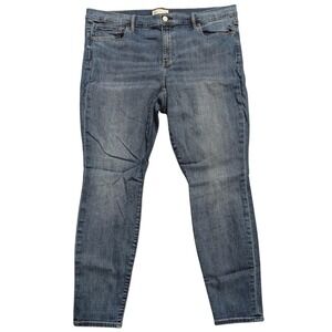Gap 1969 Jeans Womens 35R 35 20 2X True‎ Skinny Denim Slim Leg